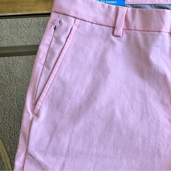 Vineyard Vines Men's Light Pink Flat Front Shorts - Picture 3 of 10